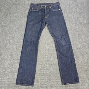 Levi's 501 Jeans Mens 29x32 Dark Wash Original Fit Button Fly